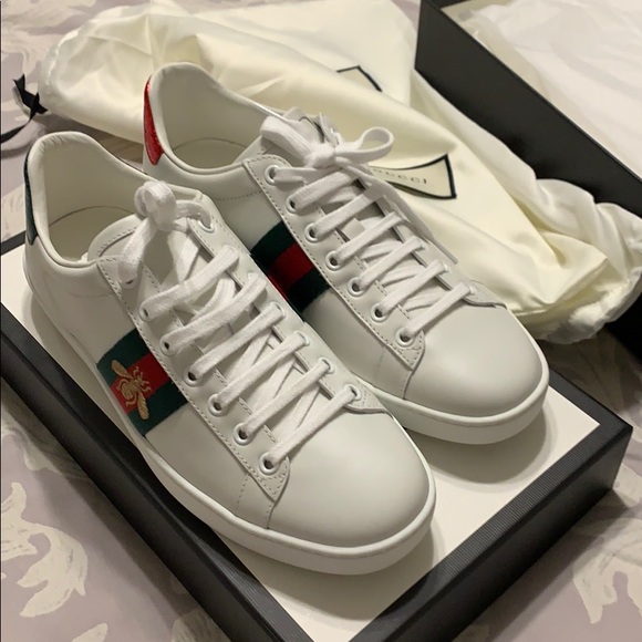 gucci bee mens shoes